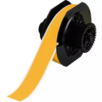 Etichetta adesiva per stampante Brady B30C-1125-7569-YL, vinile, giallo, larghezza 2,9 cm