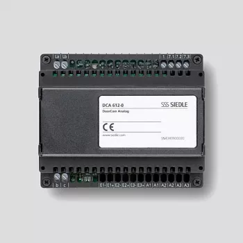 Siedle DCA 612-0 - nero - Siedle - 100 mA - 0 - 40 °C - CE - 107 mm