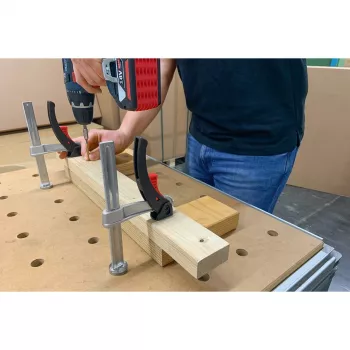 Elemento di serraggio BESSEY TW20-15-8-KLI, per tavoli multifunzione, morsetto (argento)