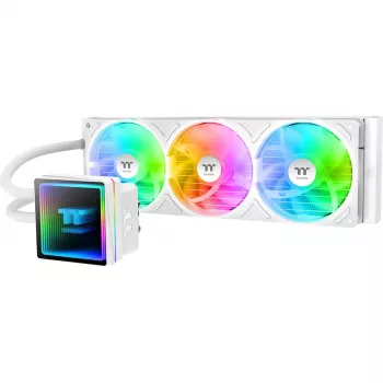 Dissipatore a liquido per CPU All-in-One THERMALTAKE TH360 V3 ARGB Sync Snow Edition (3x120mm, ARGB, AIO)
