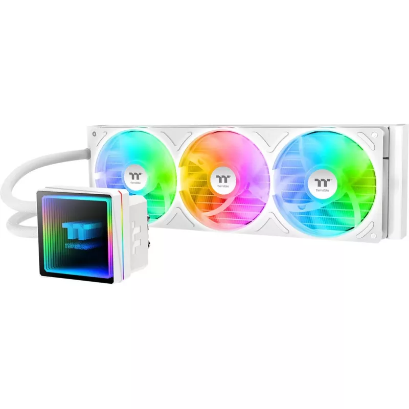 Dissipatore a liquido per CPU All-in-One THERMALTAKE TH360 V3 ARGB Sync Snow Edition (3x120mm, ARGB, AIO)