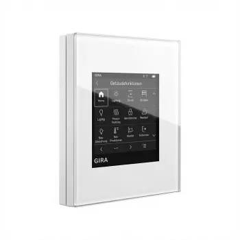 Touch controller, Gira G1 (2ª generazione) 208712, a parete, bianco