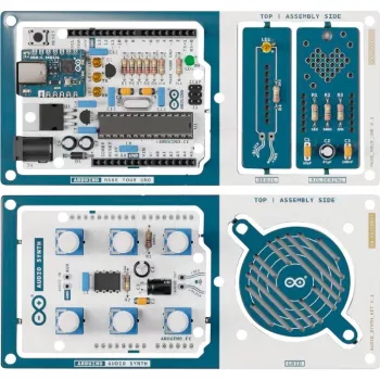 Arduino AKX00037 - Make Your UNO Kit scheda UNO e Synth Shield