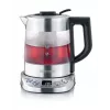 Bollitore elettrico SEVERIN 1 L 2200 W vetro e acciaio inox, 5 impostazioni di temperatura, display LED