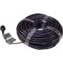 Cavo luminoso in gomma LED EUROLITE RL1-230V 44m, striscia viola/rosa