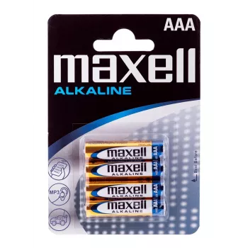 Batterie Maxell alcaline LR-03 AAA confezione da 4 pz. batteria monouso
