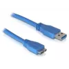 Cavo Micro-USB 3.0 DeLOCK 1 m, USB A, 5 Gbit/s, blu