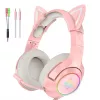 Cuffie Onikuma K9 rosa RGB gaming