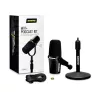 Shure MV7+-K-BNDL - microfono per parlato/canto con connessione XLR/USB-C, nero + stativo da tavolo GATOR