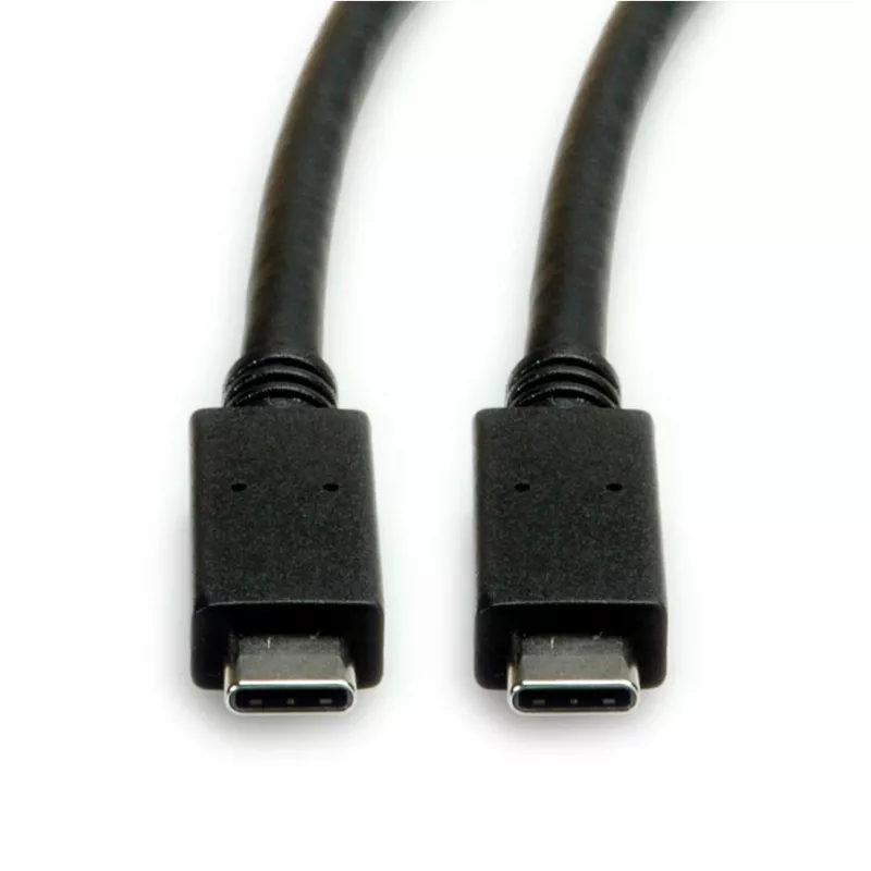 Cavo USB ROLINE 11.02.9056 0,5 m USB 3.2 Gen 2 10 Gbit/s USB C nero