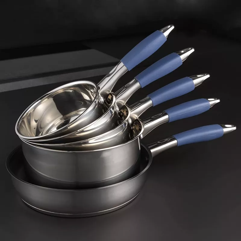 Set pentole Russell Hobbs RH01179EU, 5 pezzi, blu