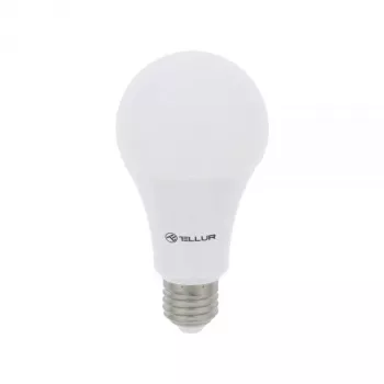 Tellur WiFi lampadina smart E27, 10W bianco/caldo, dimmer