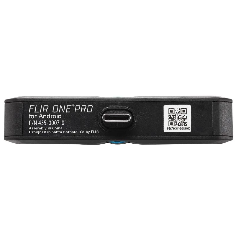 FLIR One Pro FP3IC termocamera per iPhone USB-C, 160x120 px, MSX, VividIR, fino a 400 °C, nera