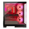 Case per PC MODECOM Volcano SPACE APEX ARGB Midi Tower, vetro temperato, USB-C, supporta ATX/microATX/Mini-ITX, GPU fino a 430 mm, dissipatore CPU fino a 180 mm