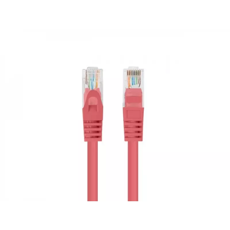 Lanberg PCU6-20CC-0100-R Cavo patch Cat6 U/UTP, 1 m, rosso, 10 pezzi