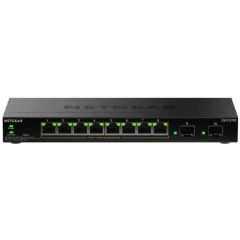 NETGEAR GS310TPv2 switch gestito L2/L3 Gigabit Ethernet (10/100/1000) Power over Ethernet (PoE) desktop nero