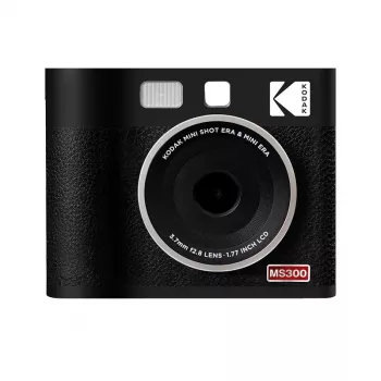 Fotocamera istantanea Kodak Mini Shot 3 Era – nero, tecnologia di stampa 4Pass