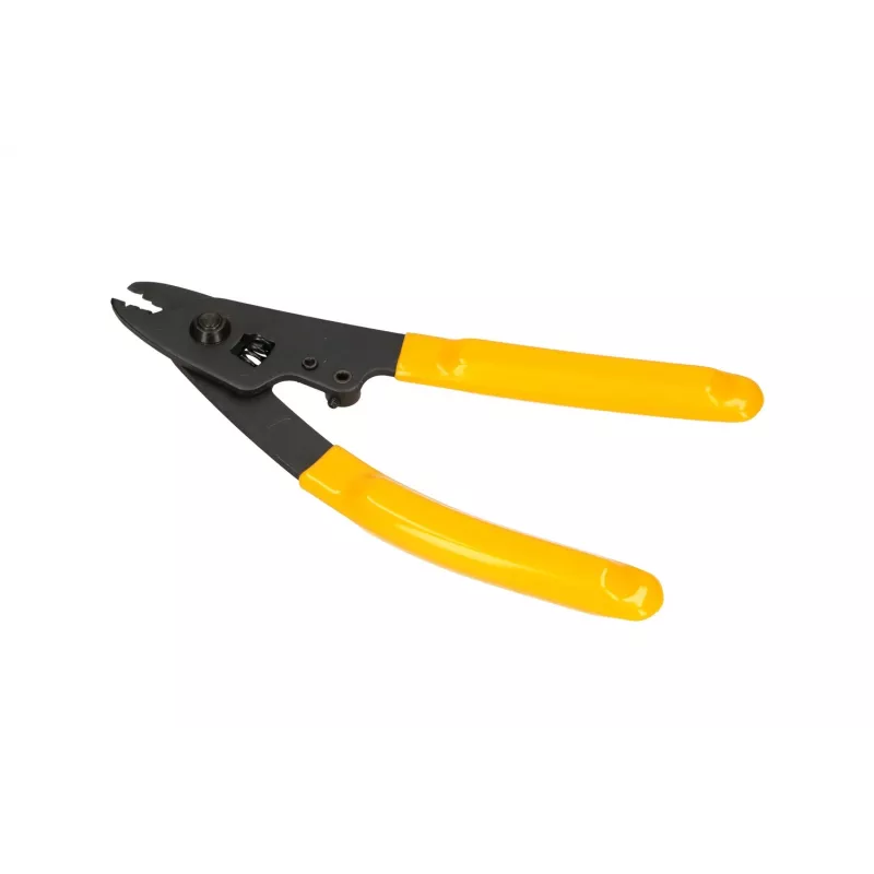 Spelafili per fibra ottica Extralink CFS-3 per fibre da 2–3 mm, 0,9 mm e 0,125 mm, nero/giallo