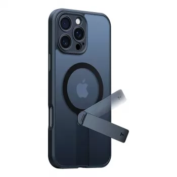 Custodia Torras Pstand Spin per iPhone 16 Pro (nero)