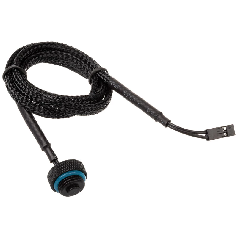 XSPC Tappo di chiusura con sensore di temperatura G1/4 inch - nero, 50 cm