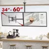 Supporto da soffitto MACLEAN MC-111 B per due televisori, carico max. 2×40 kg, VESA max. 600×400