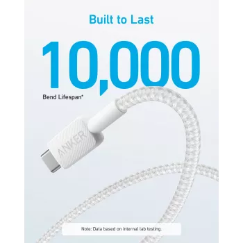 Cavo USB-A a USB-C Anker A81H5G21 — 0,9 m, bianco