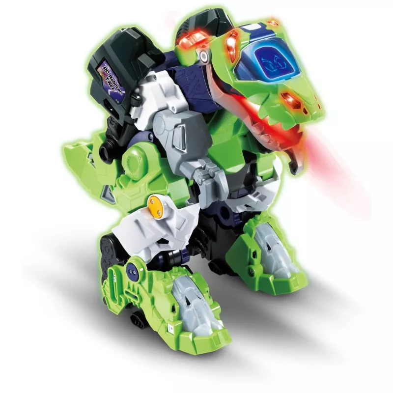Dinosauro giocattolo radiocomandato VTech Switch & Go Dinos T-Rex, si trasforma tra dinosauro e veicolo, per bambini