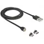 Cavo USB DeLOCK 85723 USB 2.0 1,1 m USB A USB C/Micro-USB B nero