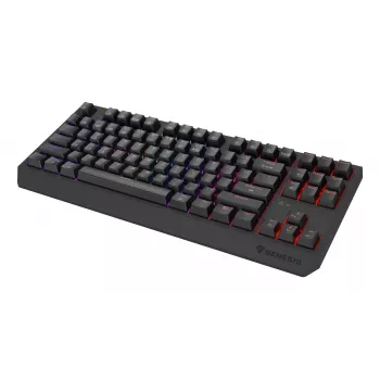 Tastiera GENESIS Thor 230 TKL gaming USB + RF wireless + Bluetooth QWERTY inglese USA nero