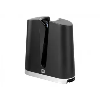 Affilacoltelli ZWILLING V-Edge Pull Through, nero, design compatto a passaggio