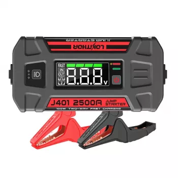 Avviatore auto Lokithor J401 2500A, powerbank 20000mAh