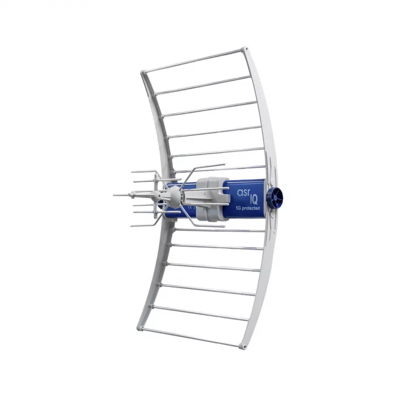 Antenna TV DVB‑T/T2 ASR IQ 5G 700 PROTECTED 2023 con alimentatore ZZA‑7 di Telkom Telmor