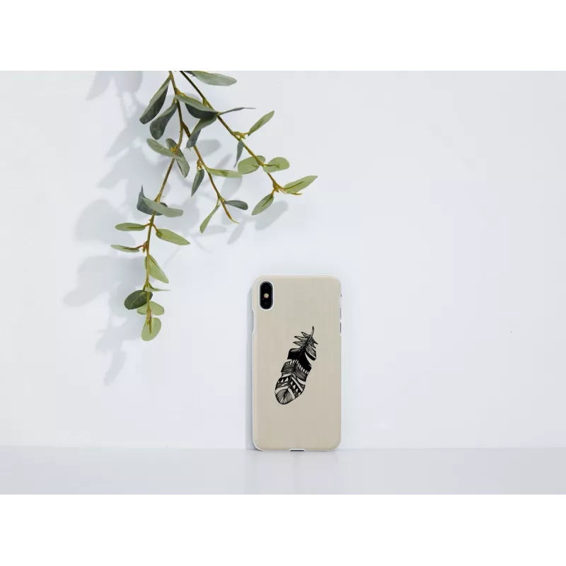 Custodia per smartphone man and wood per iPhone XS Max – Indian White