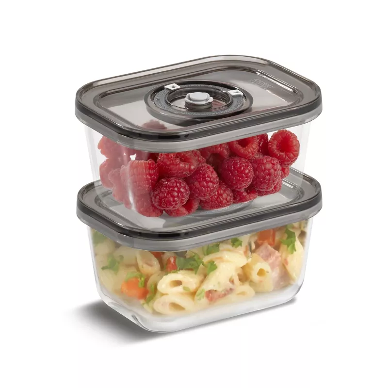Contenitore sottovuoto Caso VacuBoxx Eco-Duo S trasparente, set da 2