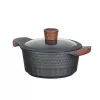 Pentola Resto Kitchenware Capella 2,6 L rotonda nero legno