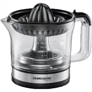 Rommelsbacher spremiagrumi, 30 Watt, 0,6 litri, rotazione destra/sinistra, due coni spremitori (ZP 50)