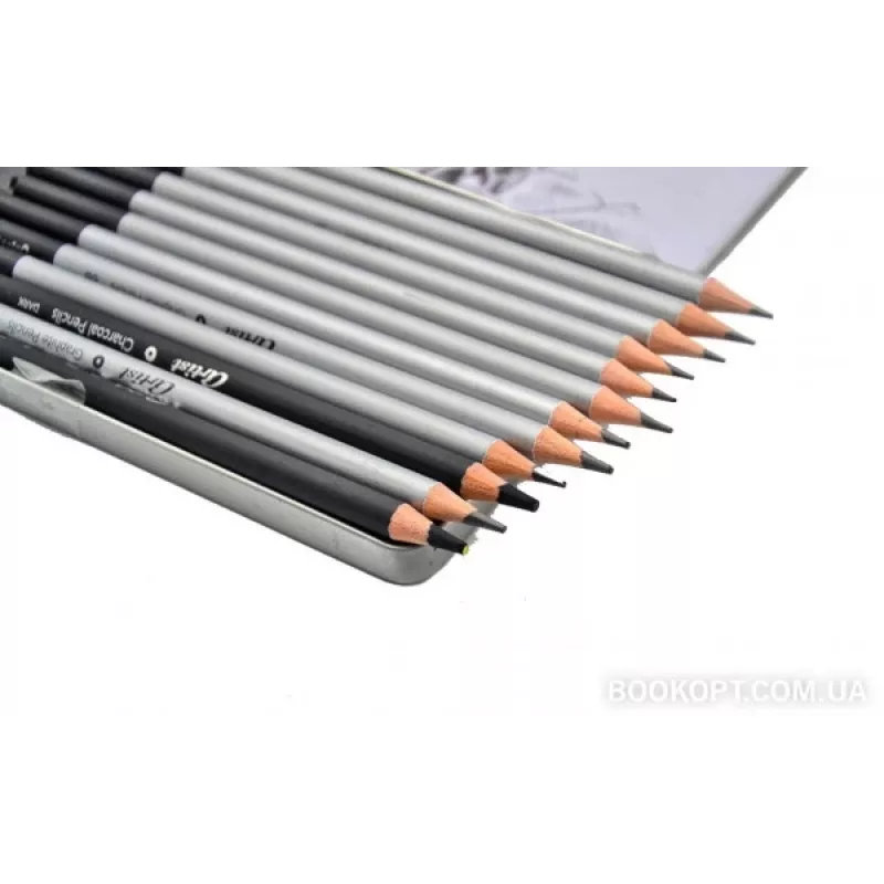Set artistico da schizzo Colorino 80118PTR – 12 matite da schizzo e accessori