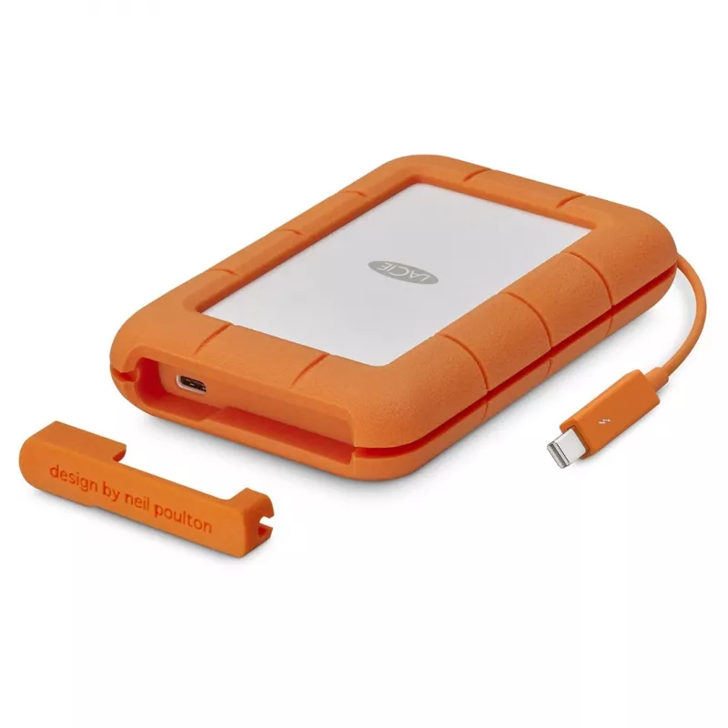 LaCie Rugged USB-C disco rigido esterno 5 TB USB Type-C 3.2 Gen 1 (3.1 Gen 1) grigio giallo