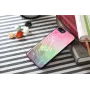 Custodia iKins per Apple iPhone 8/7 con design fiori d'acqua, nero