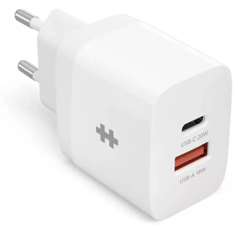 HYPER HJ205EU caricabatterie per dispositivi mobili smartphone, tablet bianco AC ricarica rapida uso interno