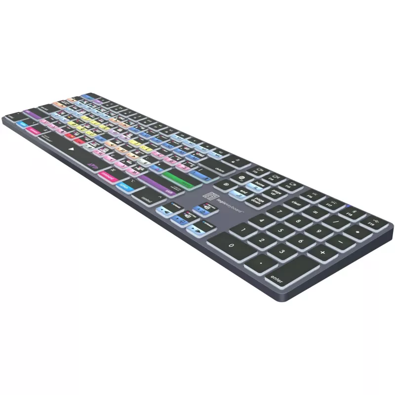 Logickeyboard Avid Media Composer - Pro Titan UK Mac - tastiera - QWERTY