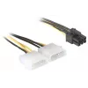 Cavo di alimentazione per scheda PCI Express DeLOCK 82315 0,15m
