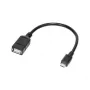 Logilink - Adattatore USB OTG per smartphone - USB Type-A (B) - Micro-USB Type-B (S) (USB 2.0) - 0,20 m - nero (AA0035)