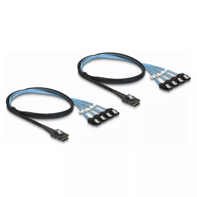 Convertitore DeLOCK M.2 2280 Key B+M maschio su 8 x SATA