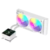Dissipatore a liquido per CPU Gamemax | GLACIER 240 LCD WH | Intel, AMD