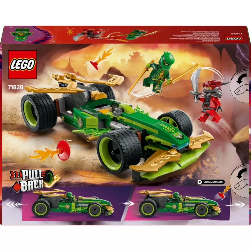 LEGO Set da costruzione NINJAGO Lloyds Action Speedster 71828, 181 pezzi, 2 minifigure, età 7+