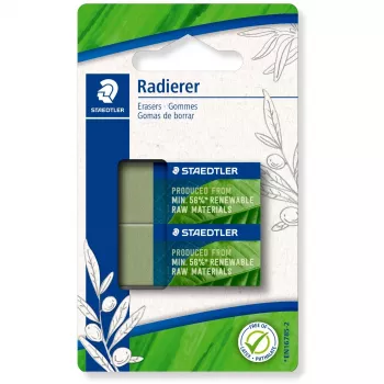 Staedtler 526 83 renew mat 56% — gomma da cancellare senza PVC, rettangolare BK2
