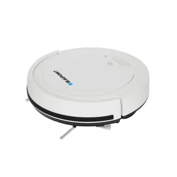 Robot aspirapolvere BLAUPUNKT RVC201 — rotondo, bianco, contenitore senza sacchetto 0,5 litri, 55 minuti di autonomia
