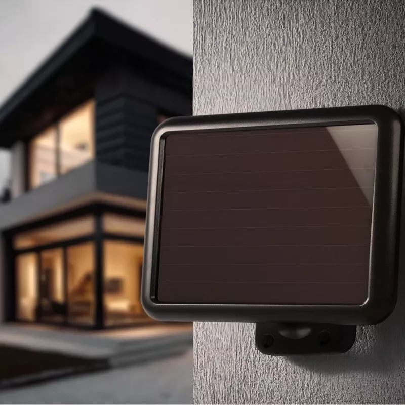 Maclean MCE442 Faretto LED solare con rilevatore di movimento lampada da parete crepuscolare IP44 6W 6000K