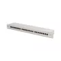DIGITUS DN-91624S pannello patch a 24 porte Cat6 schermato, 1U 19 pollici, grigio